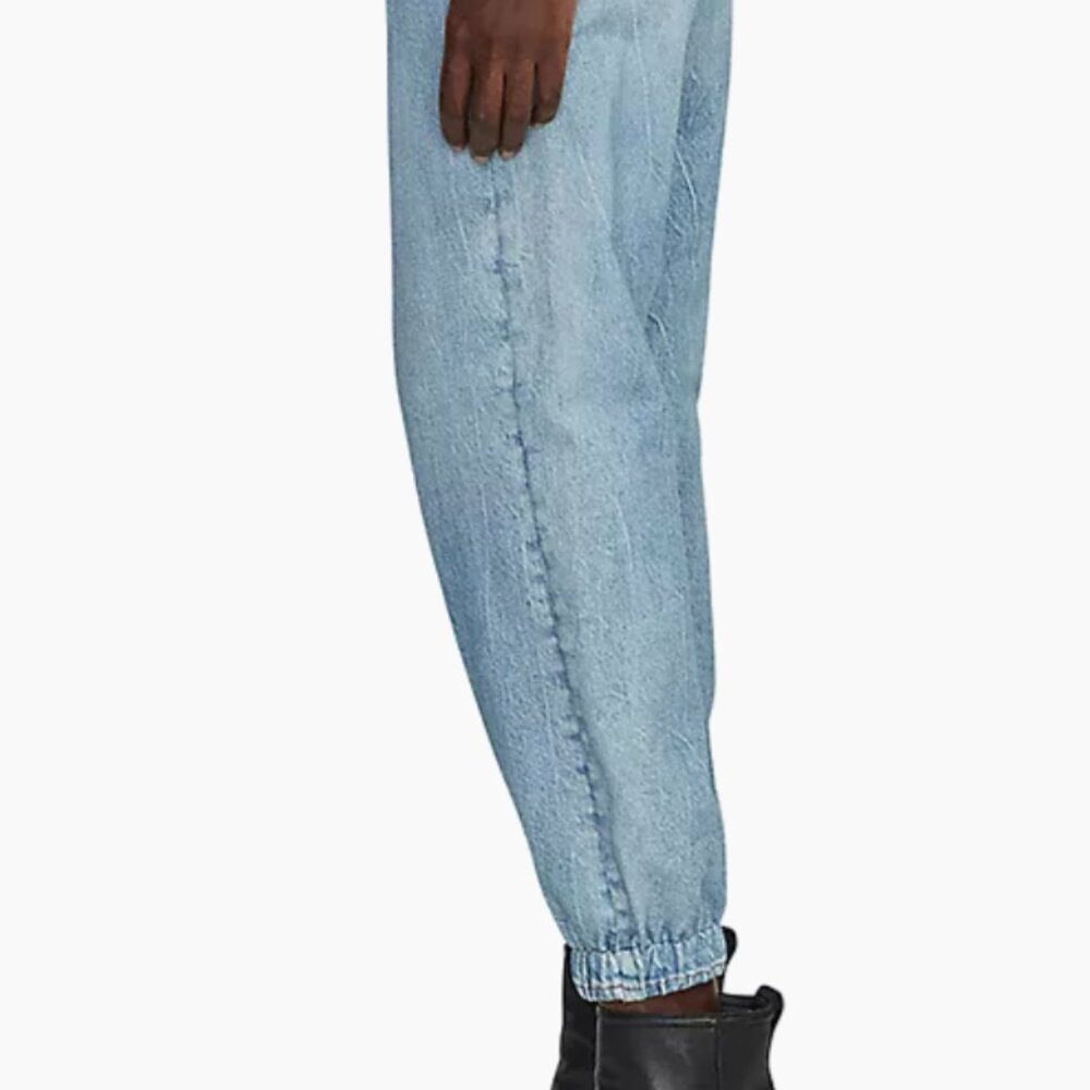 rag & bone Light Blue Denim Jogger Pants - Picture 9 of 9
